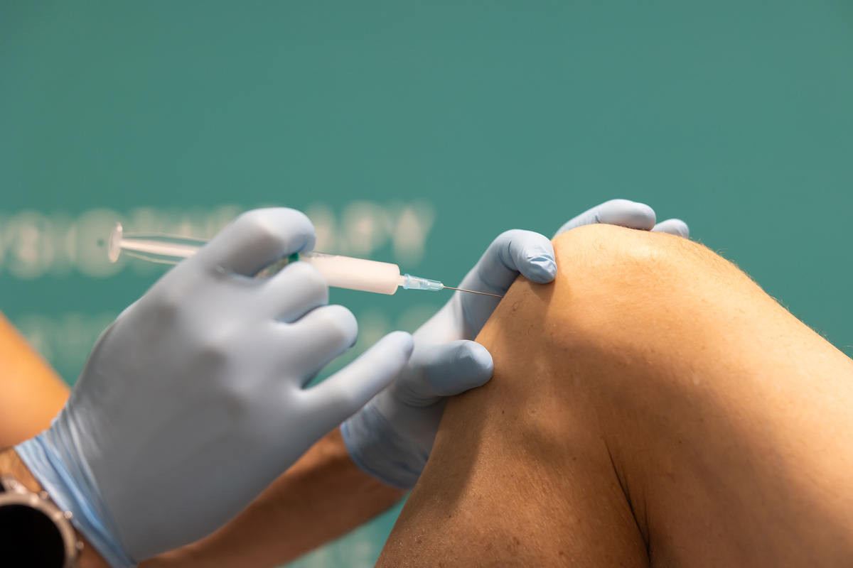 featured image of someone receiving joint injections