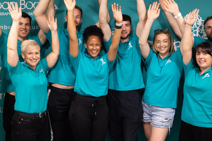 image of the team waving, urban body physiotherapy